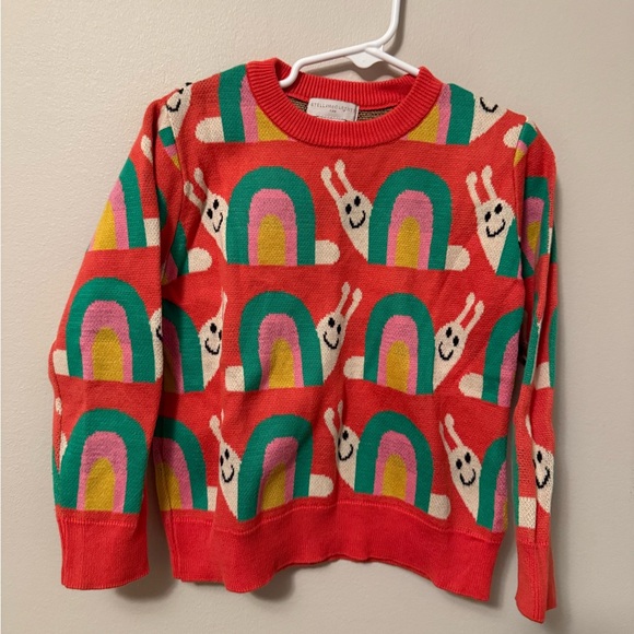 Stella McCartney Colorful Rainbow Snail Kids Sweater - Picture 1 of 4